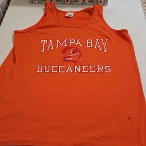 LOGO 7 Orange Tampa Bay Buccaneers Tank Top